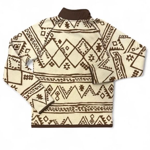 The North Face Gordon Lyon Aztec Quarter Zip Fleece sweater pullover size small - Picture 2 of 11